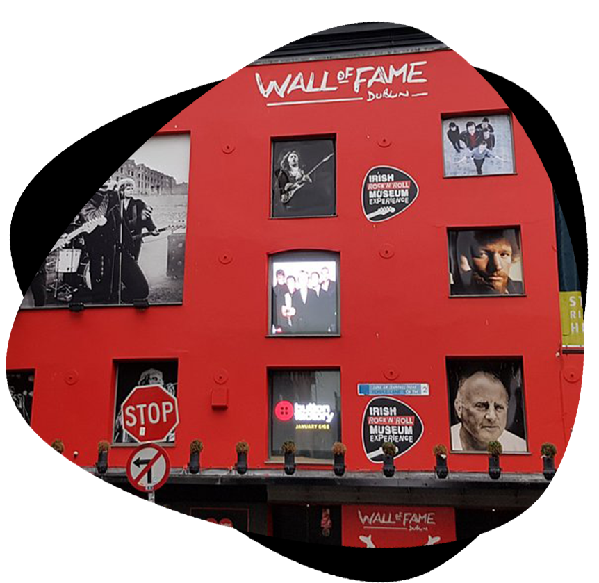 exterior of Irish Rock 'n' Roll Museum