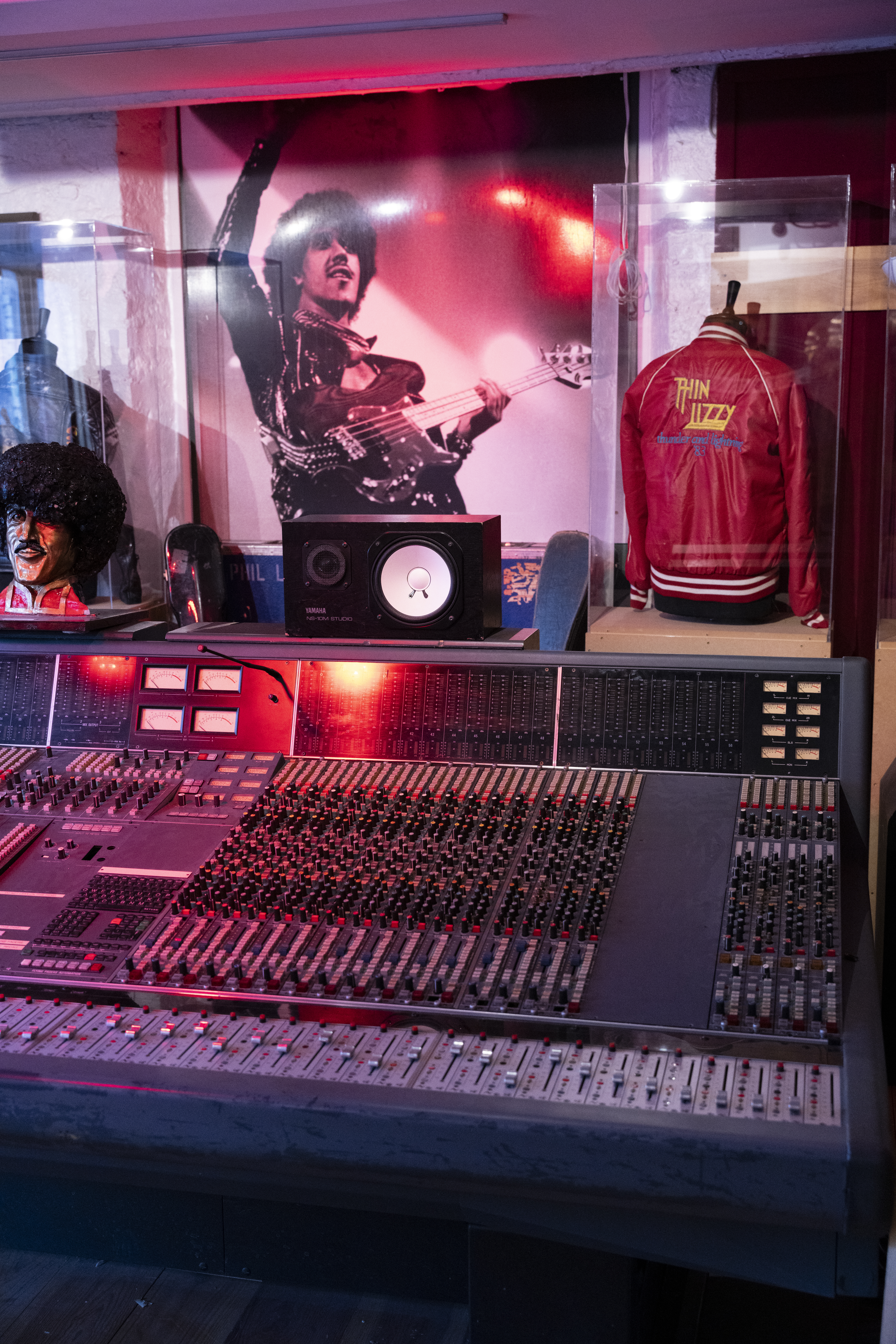 shot of Thin Lizzy's memorabilia