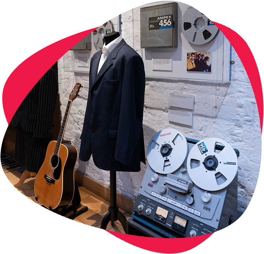 iconic memorabilia from Rock 'n' Roll museum