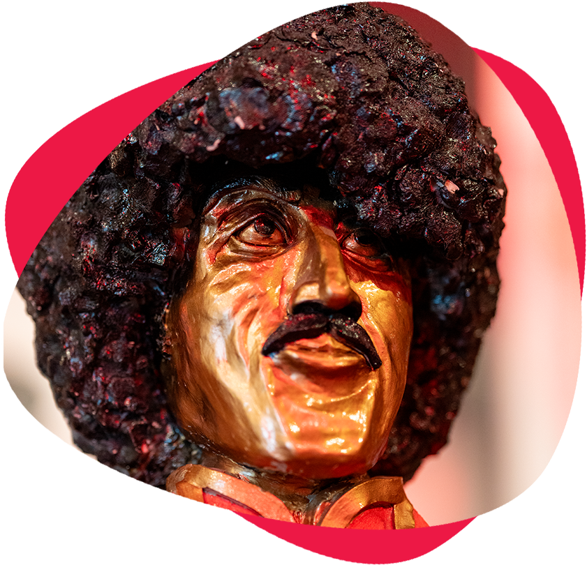 Thin Lizzy statue of his head